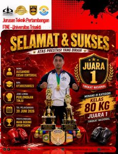 Juara 1 Tingkat Nasional “MAIN BOXING SPORTSHOW”