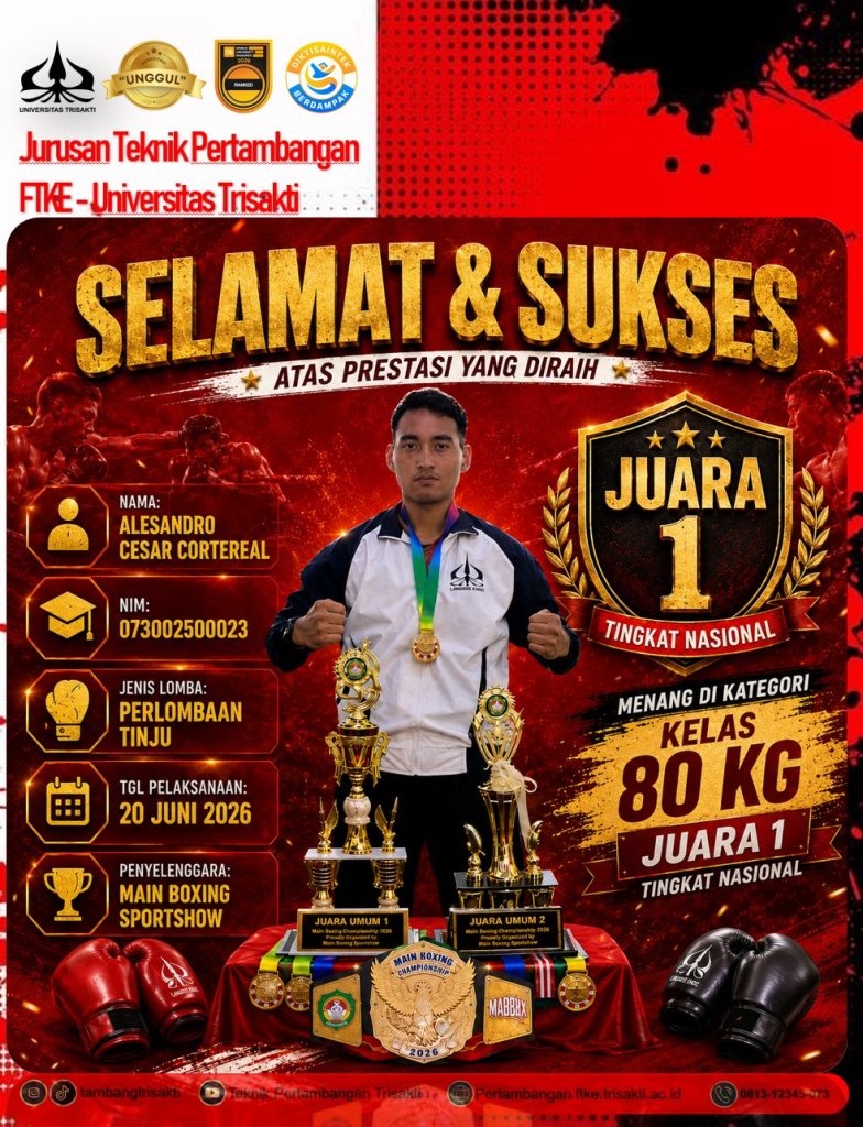 Juara 1 Tingkat Nasional “MAIN BOXING SPORTSHOW”