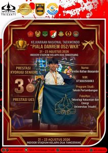 JUARA 3 KEJUARAAN NASIONAL TAEKWONDO “PIALA DANREM 052/WKR”