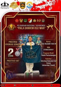 JUARA 2 KEJUARAAN NASIONAL TAEKWONDO “PIALA DANREM 052/WKR