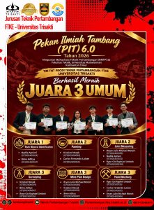 JUARA 3 UMUM Pekan Ilmiah Tambang (PIT) 6.0 Tahun 2026